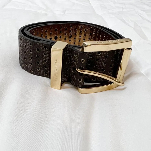 Michael Kors Signature Print Belt - Picture 1 of 5